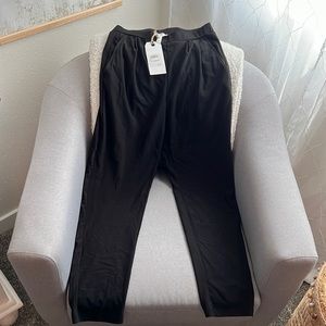 Black pants, elastic waist